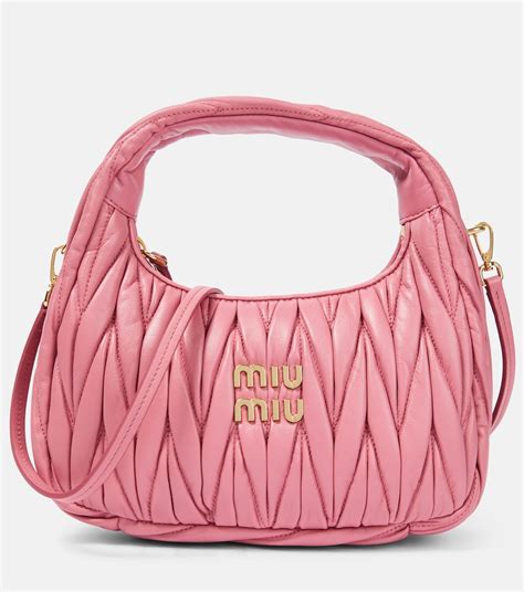 miu miu shoulder bag pink|miu michael's bags.